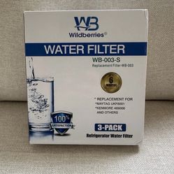 Wildberries Water Filter WB-003-S Replacement Filter - 2 unopened