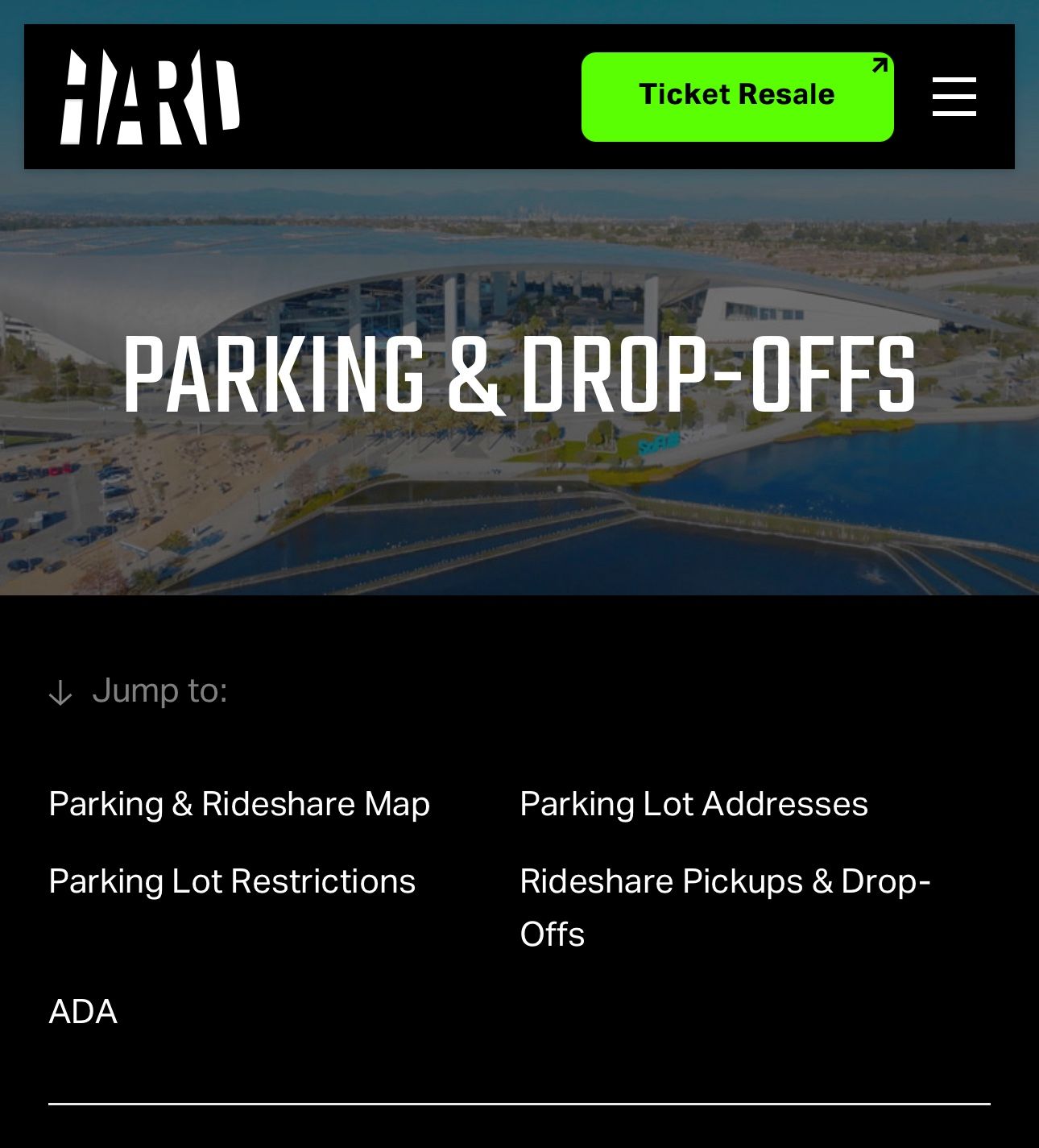 Hard Summer Parking Pass August 2nd And 3rd