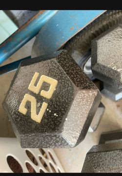 25 pound dumbells