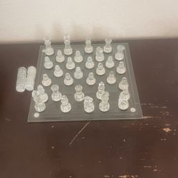 Glass Chess Set