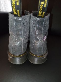 Dr. Martens 1460 Pascal Glitter size 7 Suede Boots docs