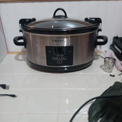 Polished Metal Finished 8 Qt Crock Pot Like New. One Xl Lean Mean Grilling Machine George Foreman Griller And Keurig K Model Multi Options Sizes 