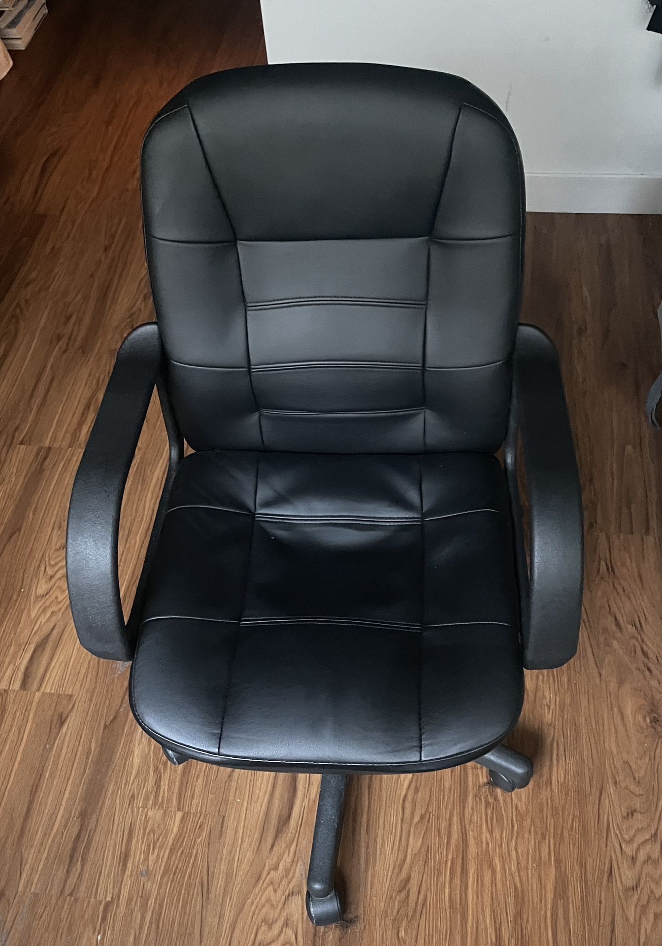 Black Leather Office Chair