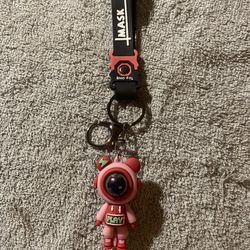 Pink And Black  Key Chain 
