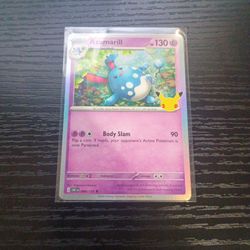 Pokemon Azumarill 068/128 30th Anniversary Set