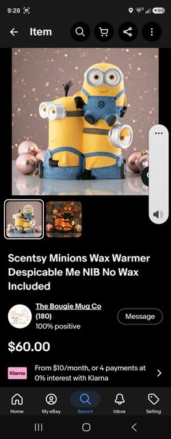 Minions scentsy wax warmer