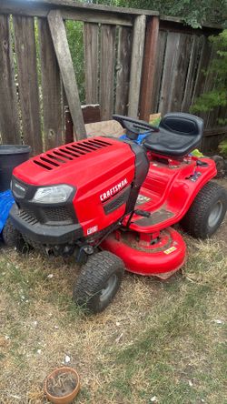Craftsman rideon mower