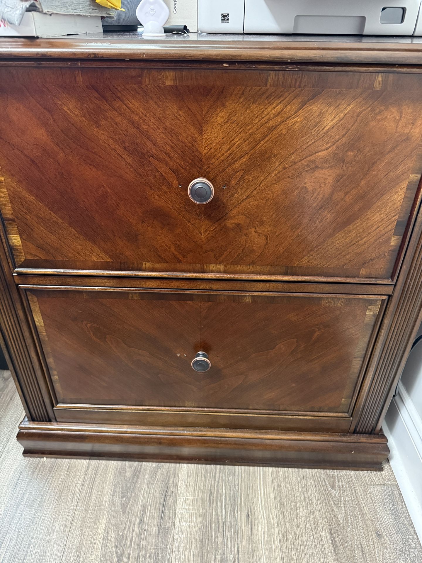 Strong Wooden File Cabinet For Sale