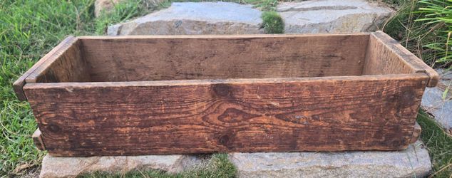 Old Wooden Box  distressed vintage