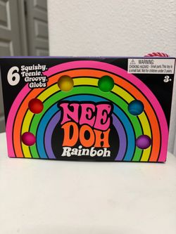 Authentic NeeDoh Rainboh rainbow purse