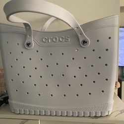 Brand New Crocs Large Tote Bag Blue