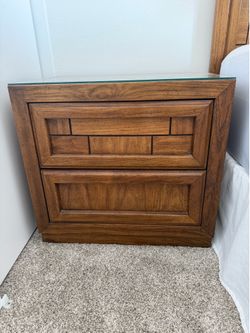 Midcentury Solid Wood Bedroom Set