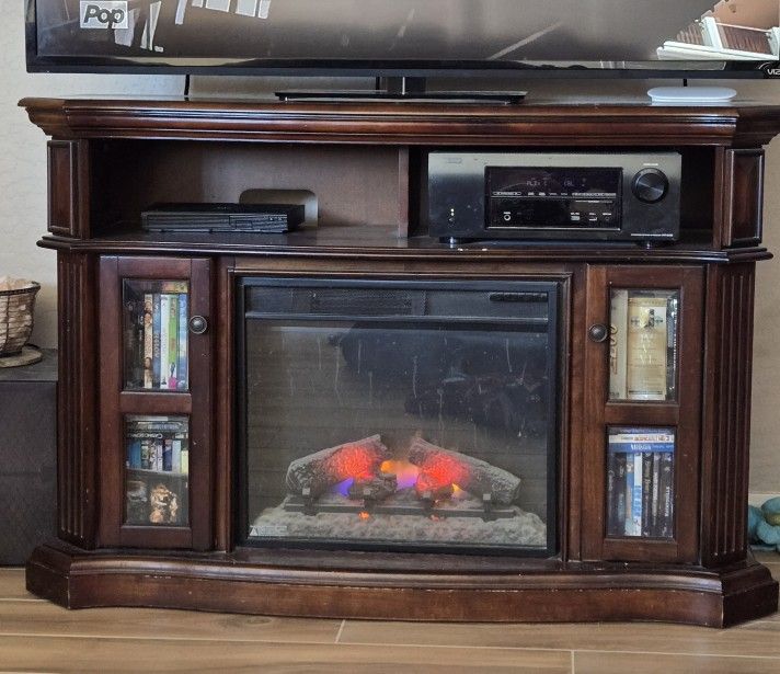 Electric Fireplace TV Stand