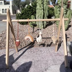 Adorable Wooden Play Gym