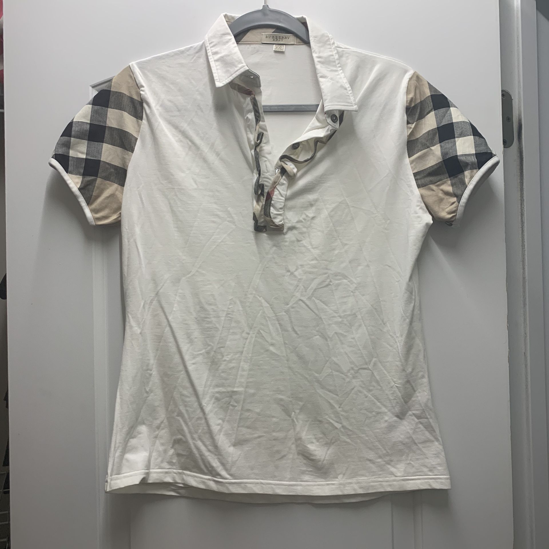 Burberry like women’s polo shirts (2 shirts for price of 1)