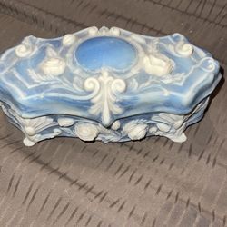 Vintage Genuine Incolay Jewelry Box