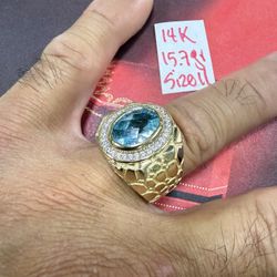 14K Solid Gold Ring For Wedding 15.7Gr Size 11