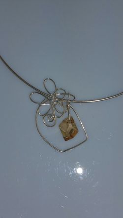 Handmade Wire Art Necklace