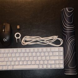 Red Switch Keyboard, Mouse Pad