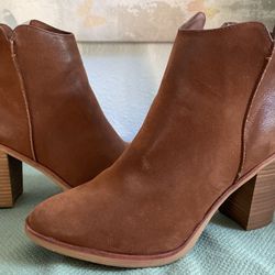 Mia Booties 3”  Chunky Heel