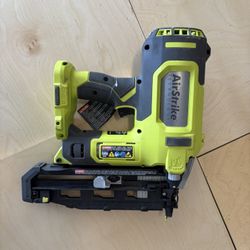 Ryobi Air strike Battery Finish Nail Gun