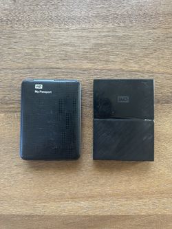 2x WD 1TB External Hard Drives