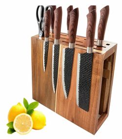 Brand new double sided magnetic knife block