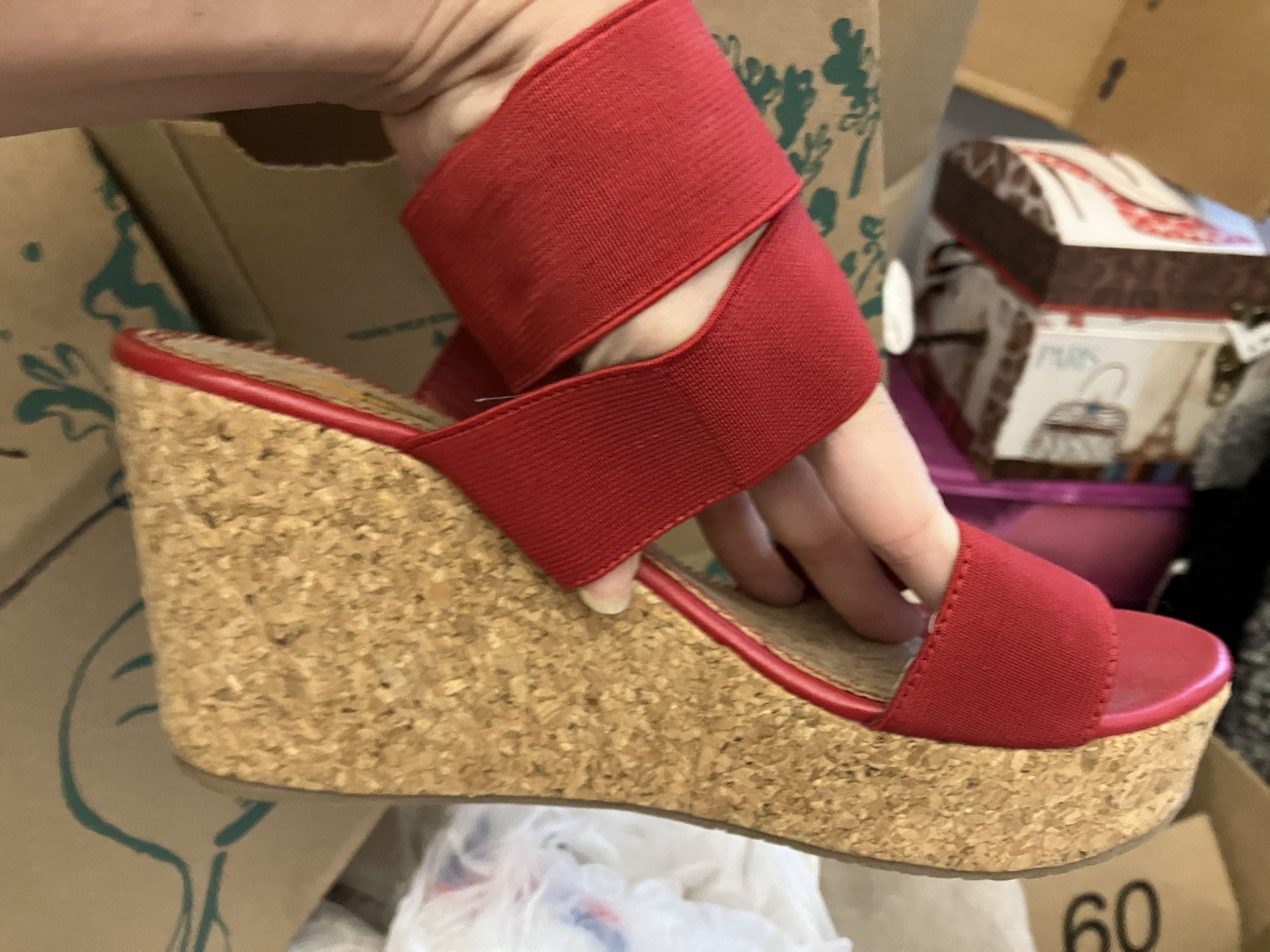 Read Cork Wedge Size 9