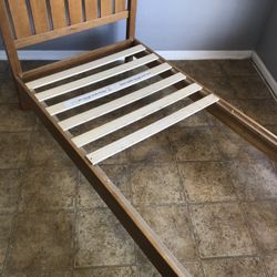 Twin Size Bed Frame With Mattress 