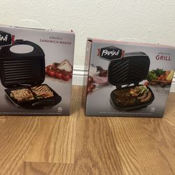 Electric Grill & Electric Sandwich Maker . read The Description