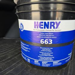 NEW, HENRY 663,  4 Gallons, Adhesive For Outdoor Turf /Carpet, 4 Gallons