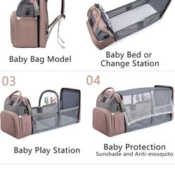 Diaper Bag Backpack with Changing Station ( NEW )