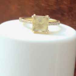 18k Yellow Gold Ring 