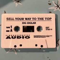 Sell Your Way To The Top By Zig Ziegler Spoken, Audio Cassette Case Not Included Excellent Condition