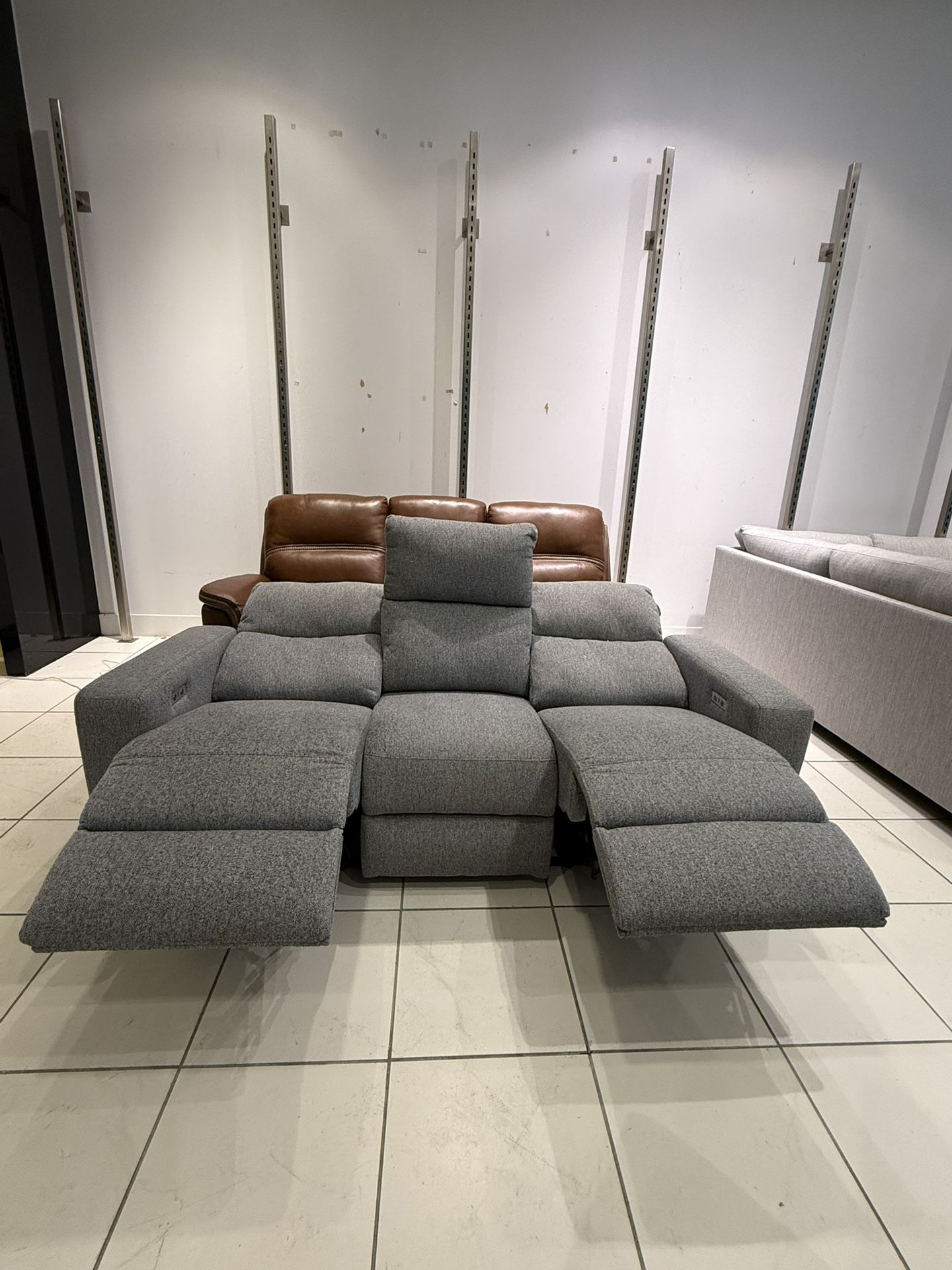Power Reclining Fabric Sofa DELIVERY AVAILABLE for Sale in Charlotte