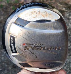 Adams Golf Insight BUL 5000 10.5° Driver RH Aldila Graphite G 65 A Flex Shaft