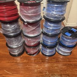 Wire #12 Solid 500 Ft Each One  Black Red Blue 