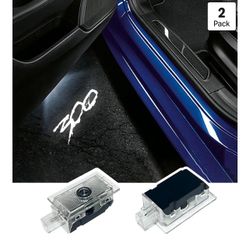 2PCS LED Car Door Logo Projector Lights for 300 300C 300S 2005-present Ghost Shadow Light Laser