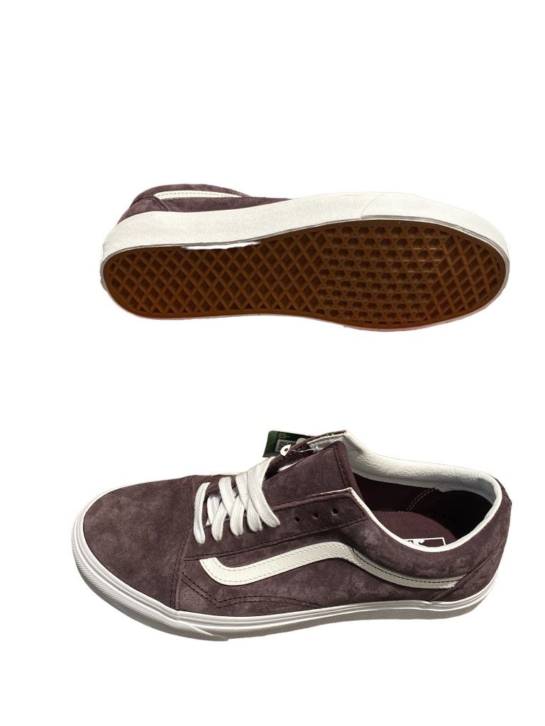 Originals Vans Old Skool Size Men's 10 Pig Suede Wine Tasting
