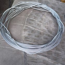 50 Ft Galvanized Steel Cable For Dog Run Or Tie Out...Or For Winches