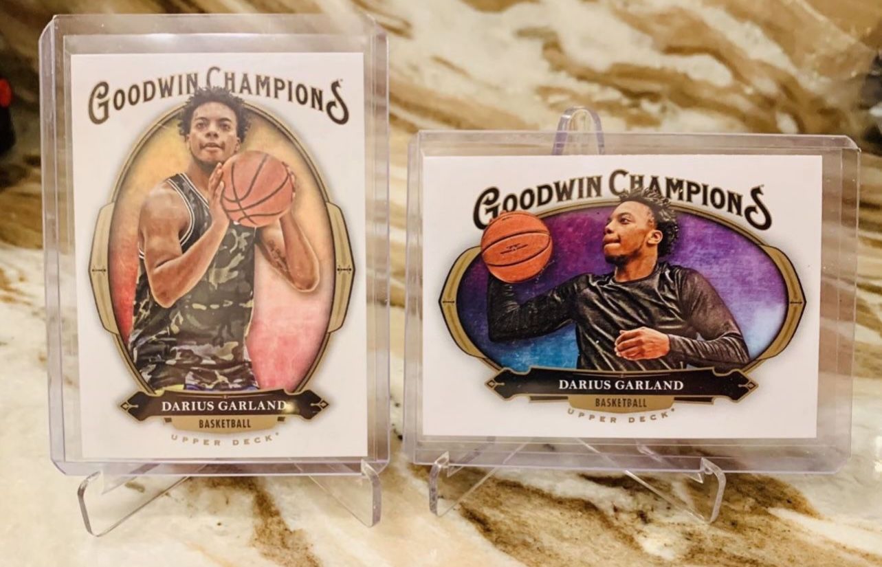 NBA 2020 Upper Deck Cavaliers Darius Garland Goodwin Champions Rookie Card Lot