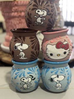 3x$15 Snoopy & Hello Kitty 10oz mugs or $8 each