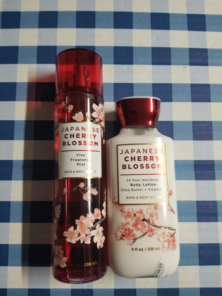 BATH AND BODY WORKS- JAPANESE CHERRY BLOSSOM