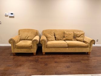 Sofa and loveseat