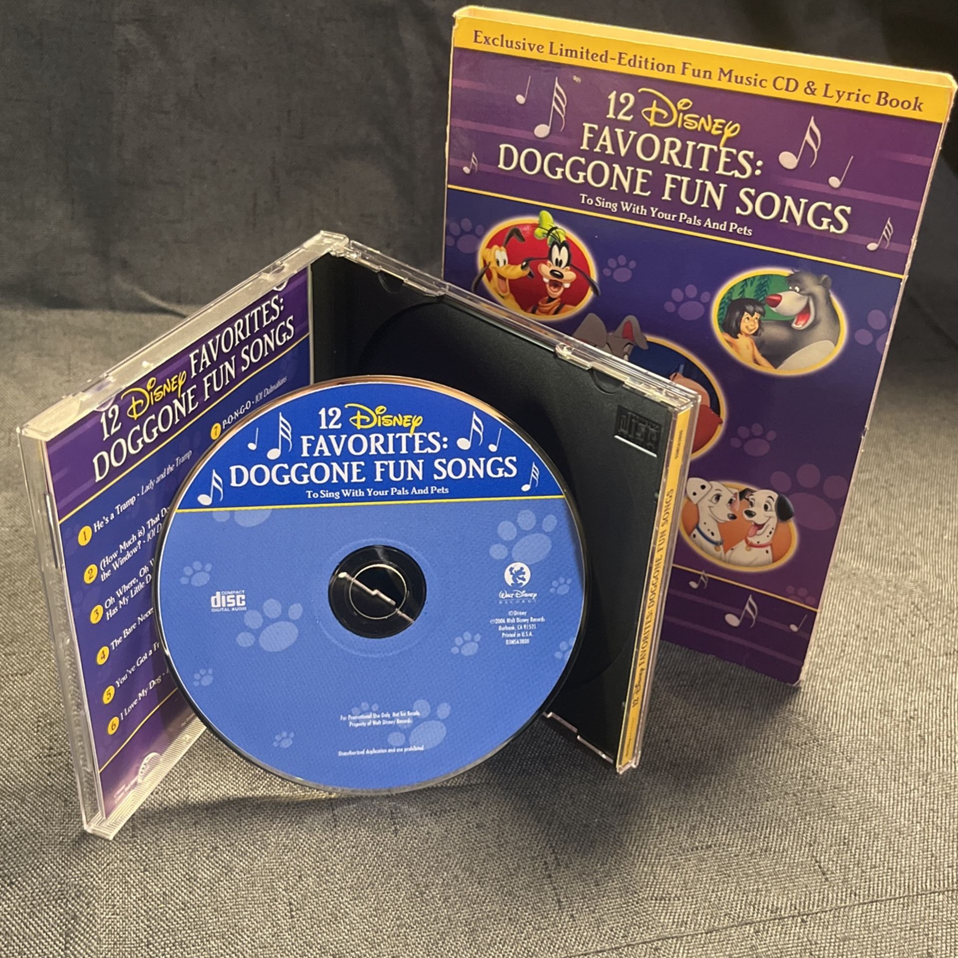 12 Disney Favorites Dog Gone Fun Songs
