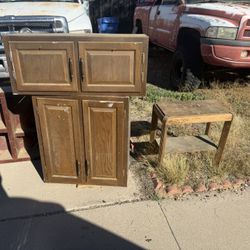 FREE Cabinets, Shelf, Small Table