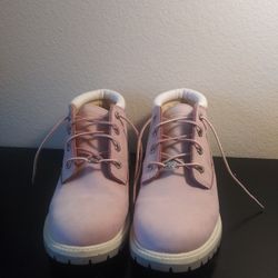 Pink Timberland Boots