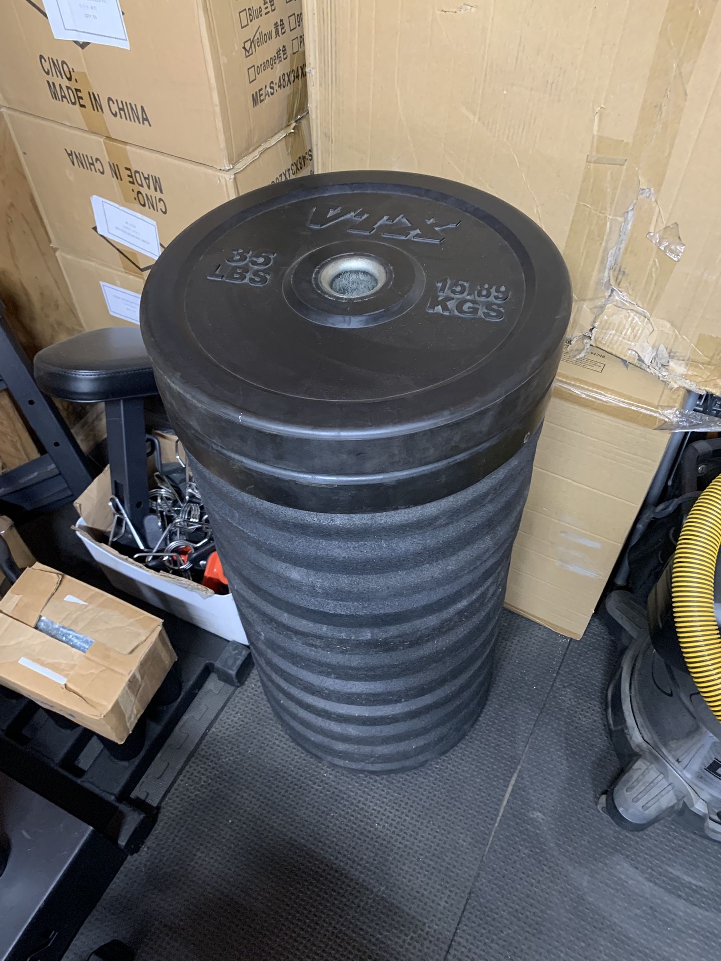 Olympic Bumper Weights For $1LBS FIRM