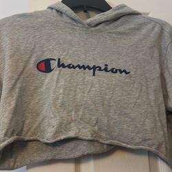 Champion cropped hooded sweatshirt  size M