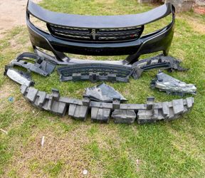 2016 charger front bumper (color) dark grey/black